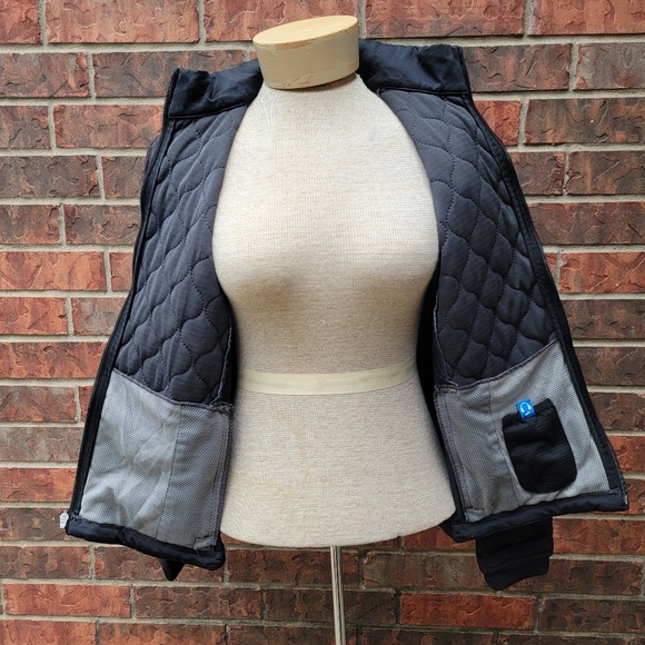 Brooks Shelter Technology Women's Black Hybrid Quilted Full Zip Jacket Large - Picture 5 of 14